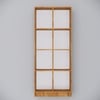 8 Shelves Open Multipurpose Matrix Kitchen Cabinet In Plateau Apple Finish