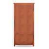 Fidora Solid Wood 2 Door Wardrobe in Honey Finish
