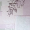 White And Pink Shade  Floral Cotton 400 Tc Flat Double Queen Size Bedsheet With 2 Pillow Covers