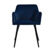 Hanner Metal Accent Chair in Blue Colour