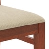 Atlas Dining Chairs Set Of 2 Finish Honey Colour Wheat Brown