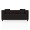 Windsor Premium 2 Seater Fabric Sofa in Deep Brown Velvet Colour