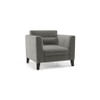 Lewis Sofa (Colour : Ash Grey Velvet, Cushion : Hard, Seater : 3+1+1)