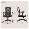 Kepler Brooks Marvel MB Office Desk Chair in Black Colour