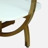 Mettura Metal Side Table in Gold Colour