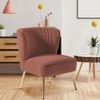 Fission Accent Chair in Light Pink Colour