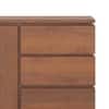 Vector Solid Wood Sideboard in  Amber Walnut Finish