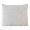 Square Check Knit Cushion Cover  Beige 24X24  Inches
