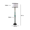 Devansh Wooden Floor Lamp