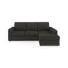 Apollo Sofa (Colour : Graphite Grey, Cushion : Soft, Back Type : Regular, Seating Capacity : Right Aligned 2 Seater + Right Aligned Chaise)