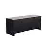 Zouk Engineered Wood TV Unit with Open Shelf and Cabinet in Wenge Finish