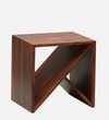 Alger Sheesham Wood End Table In Honey Oak Finish