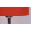 Darlene Red Cotton Shade Floor Lamp
