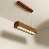 Sirius 24 Brown Wooden LED Hanging Lamp