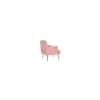 Esme Solid Wood Accent Chair in Pink Colour