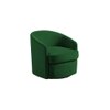 Andean Solid Wood Accent Chair in Green Colour