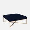 Ema Ottoman in Navy Blue Colour