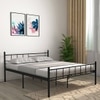 Weaver Metal Queen Size Bed In Black Finish