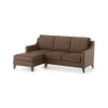 Abbey Sectional Sofa (Colour : Mocha, Cushion : Soft, Seater : Left Aligned 2 Seater + Left Aligned Chaise)