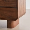 Roswell Mango Wood Chest Of Drawers In Provincial Teak Finish