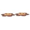 Set of 2 Rajasthani Handcrafted Diya Decor