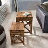 Ashby Solid Wood Nested Tables - Set of 2