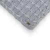 Kelly Knit Quarry Grey Decorative Cushion Cover 16 x 16 Inches
