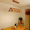 Elaine 36 Brown Wooden LED Hanging Lamp