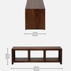Sheesham Wood TV Unit in Scratch Resistant Provincial Teak Finish For TVs Up To 55 Inches