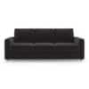 Apollo Compact 3 Seater Fabric Sofa in Pebble Grey Colour