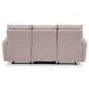 Canyon Three Seater Manual Fabric Recliner in Greige Beige Colour