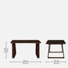 Lioren Solid Wood  Coffee Table In Rustic Teak Finish