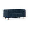 Rubik Premium 2 Seater Fabric Sofa in Indigo Blue Colour