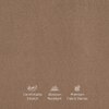 Ripple Fabric King  Size Bed With Hydraulic Storage (Coffee Oak Brown Finish, Tuscan Almond Colour)