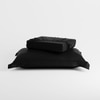 Stoa Paris 300TC UltrSatin Single Bedsheet Set Satin Single Midnight Black
