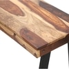 Mayfield Sheesham Wood Coffee Table In Natural Rosewood (Semi Gloss)
