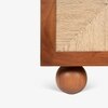 Abacus Solid Wood Wardrobe in Brown Colour