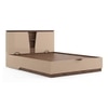 Sydney Queen Size Hydraulic Bed In Beige High Gloss Finish