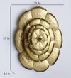F-Flower Abstract Metal Wall Decor in Multicolor Set of 1