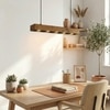 Felix 24 Brown Wooden LED Hanging Lamp