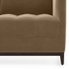 Florence Luxe 3 Seater Fabric Sofa in Fawn Velvet Colour