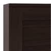 Bennis 9 Pair Shoe Rack in Dark Walnut Finish