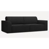 Cacef 3 Seater Pull Out Sofa cum Bed  in Black Colour