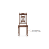 Bunai Solid Wood Dining Chair Set Of 2 In Teak Finish
