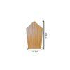 shravya engineered wood prayer unit in teak finish