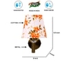 Devansh Metal Electric Wall Light in Gold Colour with Multi Shade Count of 1 Light
