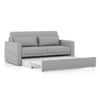 Camden 5 Feet Pull Out Sofa cum Bed In Grey Colour