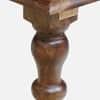 Rangrez Sheesham Wood Night Stand in Provincial Teak Finish