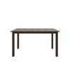 Seattle Starter Dining Set 1+6 (Rubberwood, Dark Cappuccino Finish)