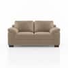 Esquel Premium 2 Seater Fabric Sofa in Biscuit Velvet Colour